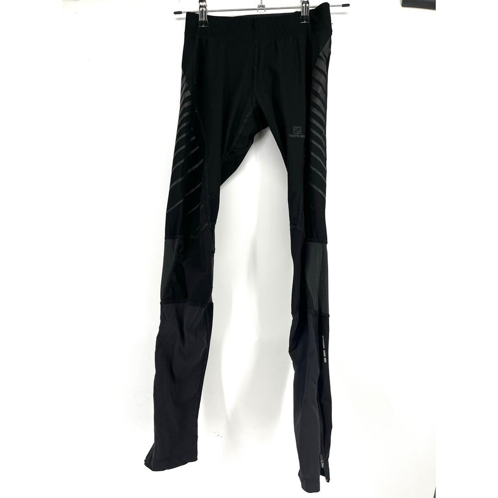 Salomon Women’s XS Black support Tights Ankle Zip activewear Pants